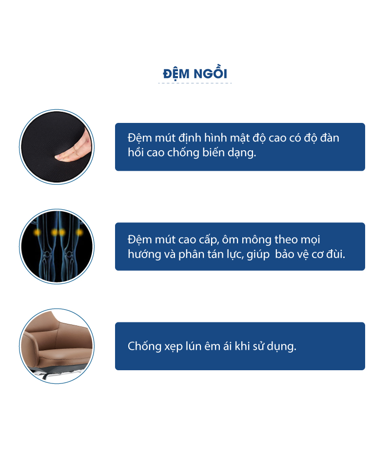 Ảnh mô tả sản phẩm - Ghế da Antlia AN-1801C