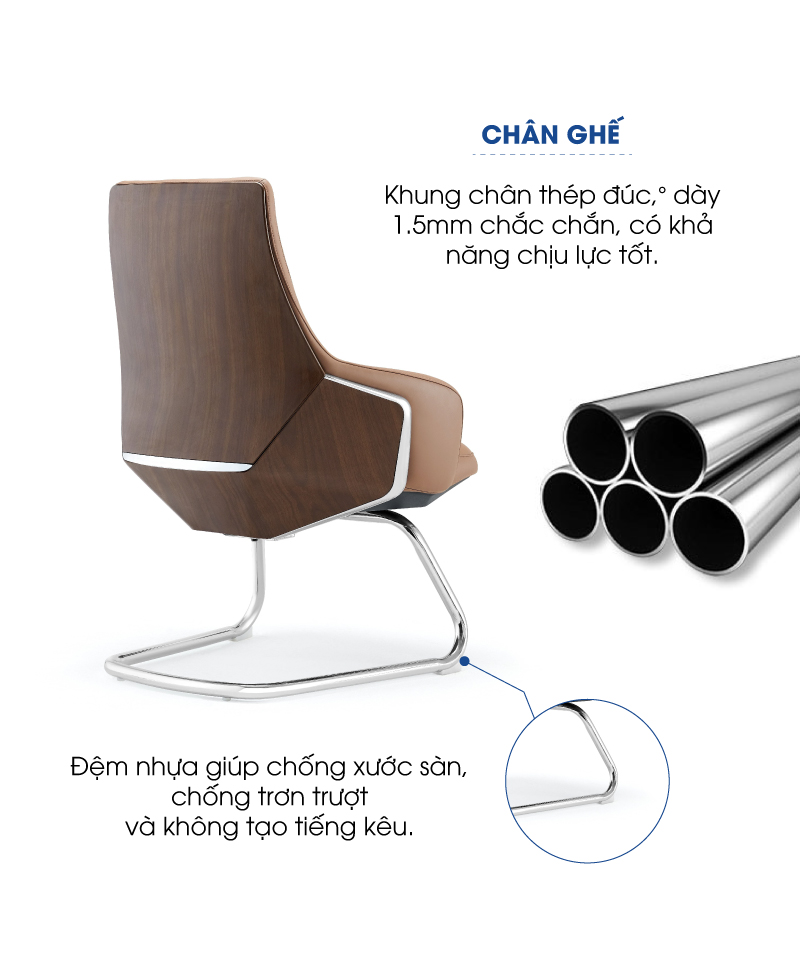 Ảnh mô tả sản phẩm - Ghế da Antlia AN-1801C