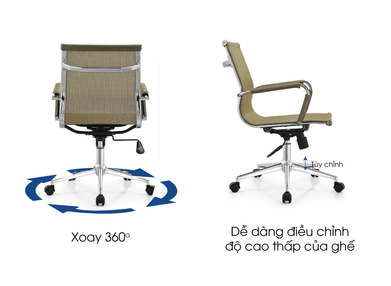 Ảnh mô tả sản phẩm - Ghế xoay văn phòng Andromedae AD01T-XR