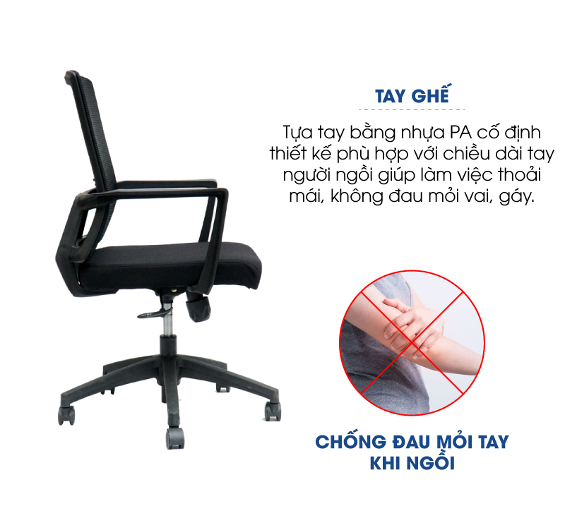 Ảnh mô tả sản phẩm - Ghế xoay văn phòng Lynx L10