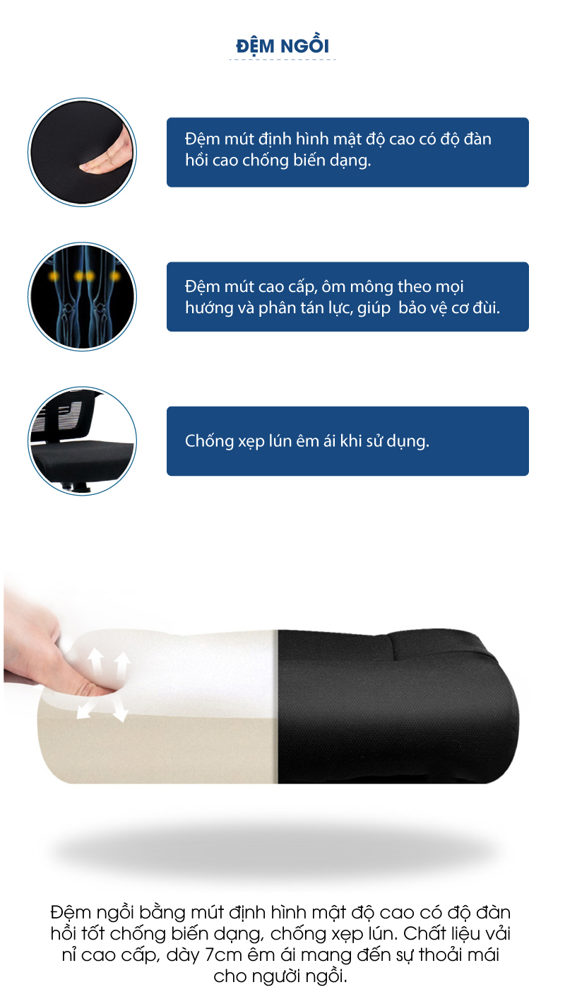 Ảnh mô tả sản phẩm - Ghế xoay văn phòng Lynx L10