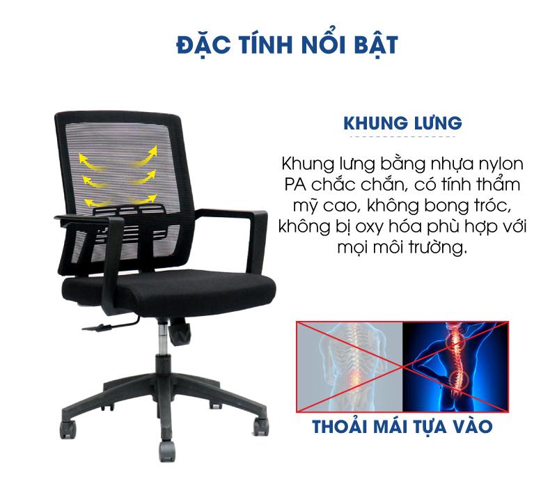 Ảnh mô tả sản phẩm - Ghế xoay văn phòng Lynx L10