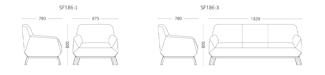 Ảnh mô tả sản phẩm - Sofa văng da cao cấp SF186