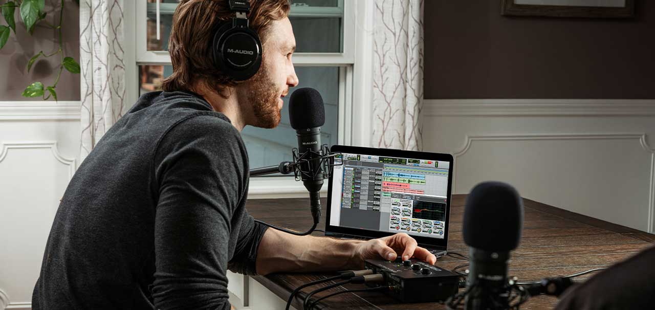 Sound card thu âm M-audio M-Track Duo